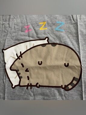 Pusheen Sleeping Cat Short Sleeve Shirt